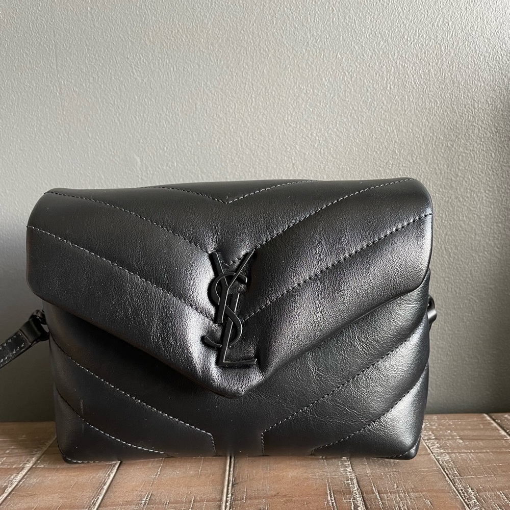 Saint Laurent Toy Loulou Leather Crossbody Bag YSL